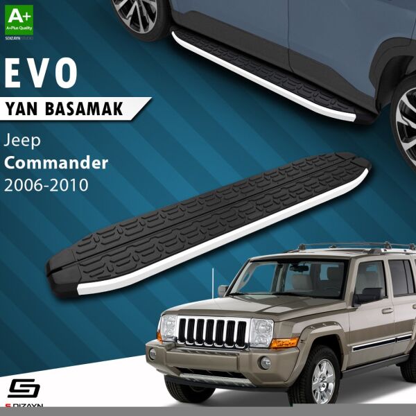 Jeep Commander Evo Aluminyum Yan Basamak 173 Cm 2006-2010 A+ Kalite