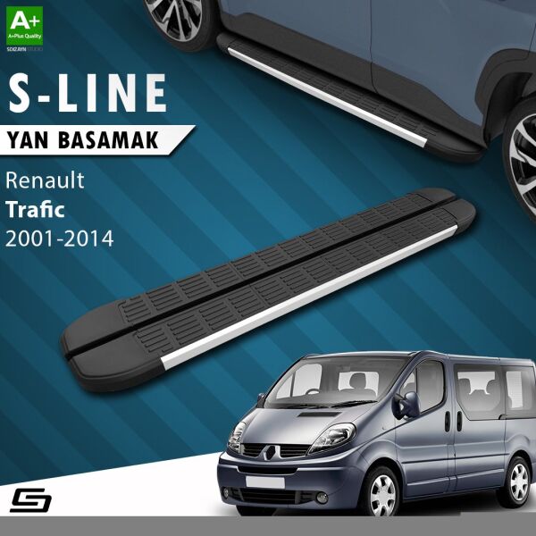 Renault Trafic 2 Kısa Şase S-Line Aluminyum Yan Basamak 223 Cm 2001-2014 A+ Kalite