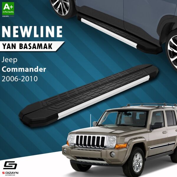 Jeep Commander NewLine Aluminyum Yan Basamak 173 Cm 2006-2010 A+ Kalite
