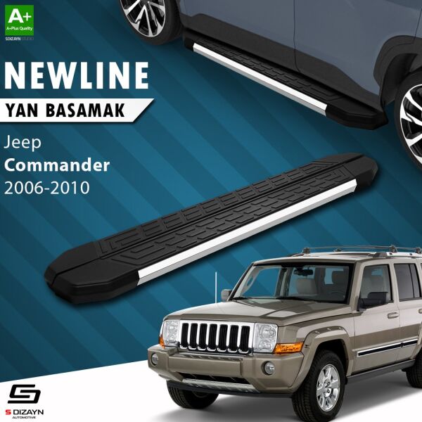Jeep Commander NewLine Krom Yan Basamak 173 Cm 2006-2010 A+ Kalite