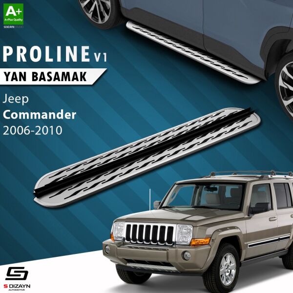 Jeep Commander OEM Still Pro V2 Aluminyum Yan Basamak 173 Cm 2006-2010 A+ Kalite