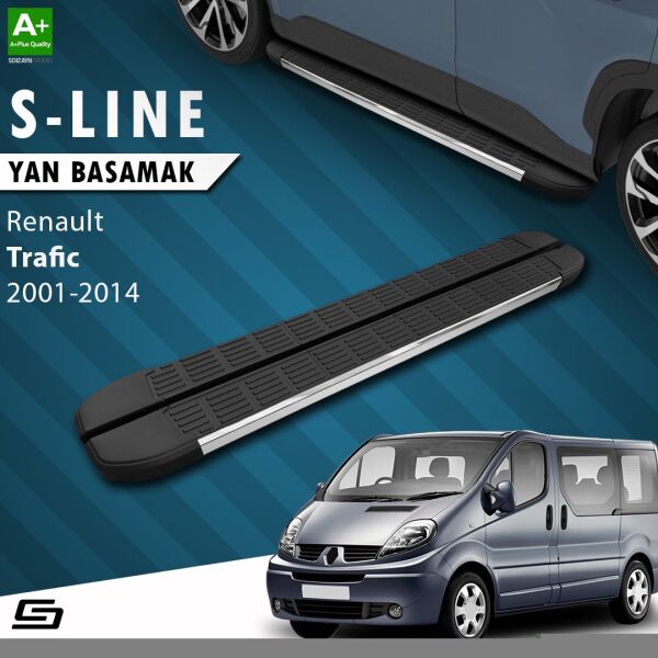 Renault Trafic 2 Uzun Şase S-Line Krom Yan Basamak 263 Cm 2001-2014 A+ Kalite