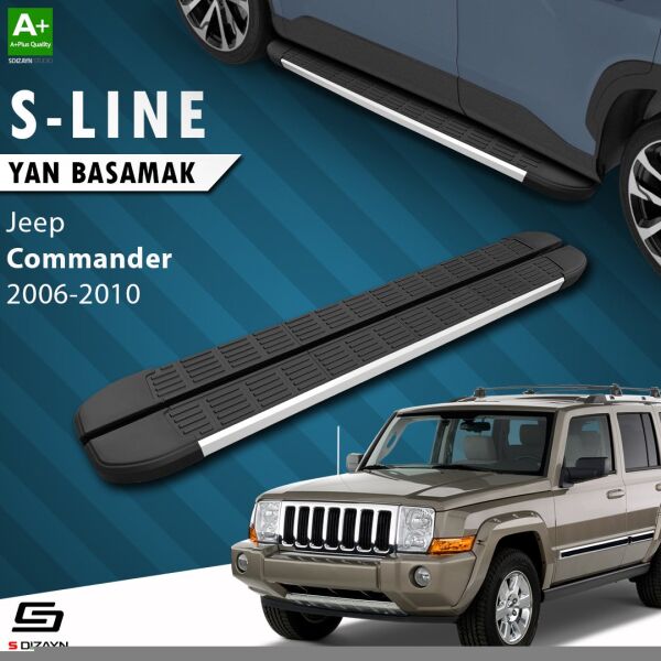 Jeep Commander S-Line Aluminyum Yan Basamak 173 Cm 2006-2010 A+ Kalite