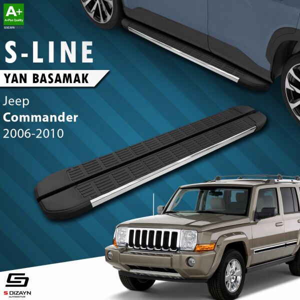 Jeep Commander S-Line Krom Yan Basamak 173 Cm 2006-2010 A+ Kalite