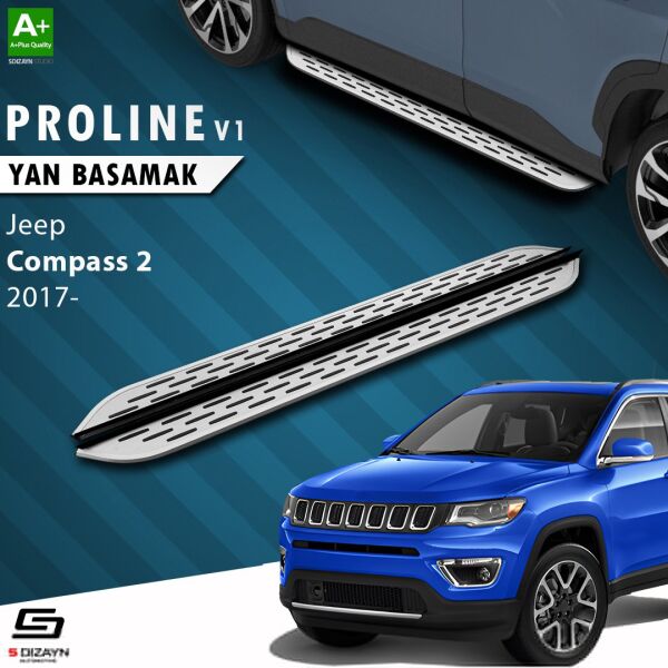Jeep Compass 2 OEM Still Pro V1 Aluminyum Yan Basamak 173 Cm 2017 Üzeri A+ Kalite