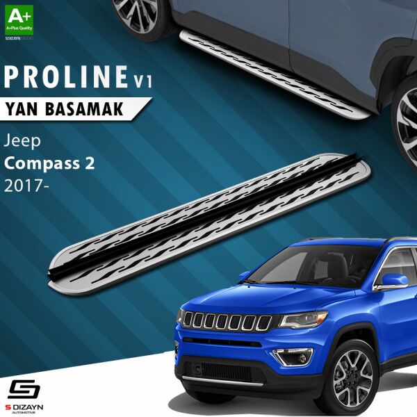 Jeep Compass 2 OEM Still Pro V2 Aluminyum Yan Basamak 173 Cm 2017 Üzeri A+ Kalite