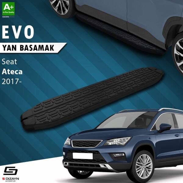 Seat Ateca Evo Siyah Yan Basamak 173 Cm 2017 Üzeri A+ Kalite