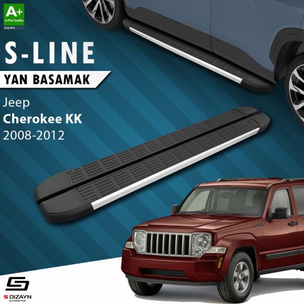 Jeep Cherokee KK S-Line Aluminyum Yan Basamak 153 Cm 2008-2012 A+ Kalite