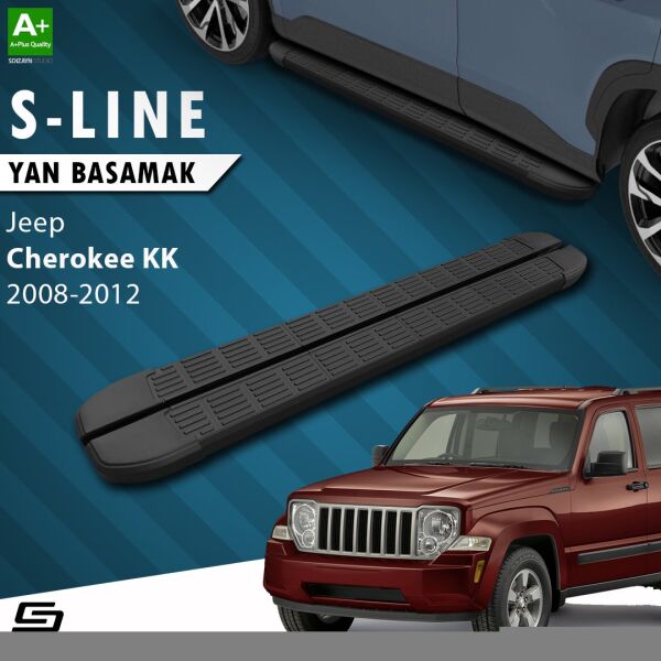 Jeep Cherokee KK S-Line Siyah Yan Basamak 153 Cm 2008-2012 A+ Kalite