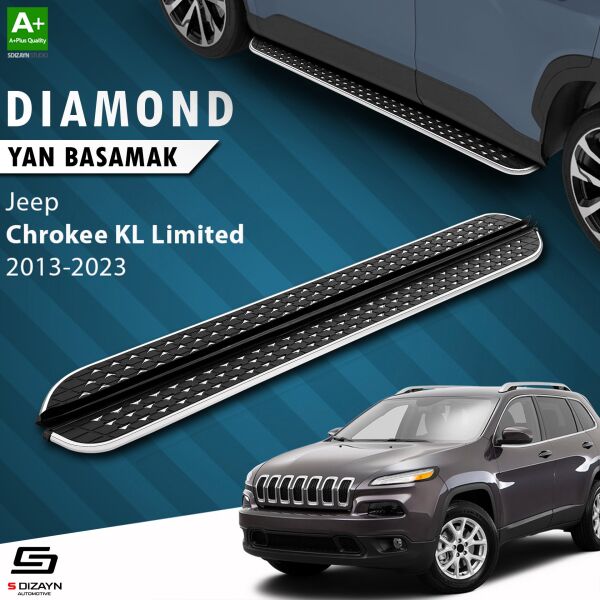Jeep Cherokee KL Diamond Krom Yan Basamak 173 Cm 2013-2023 A+ Kalite