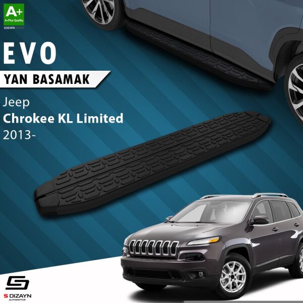Jeep Cherokee KL Evo Siyah Yan Basamak 173 Cm 2013-2023 A+ Kalite