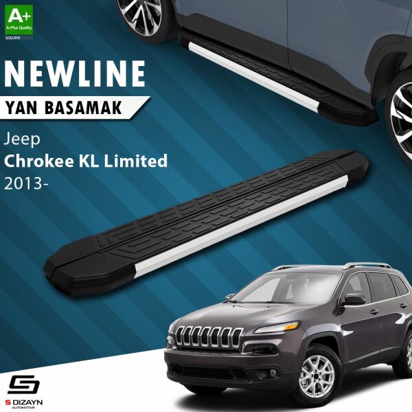 Jeep Cherokee KL NewLine Aluminyum Yan Basamak 173 Cm 2013-2023 A+ Kalite