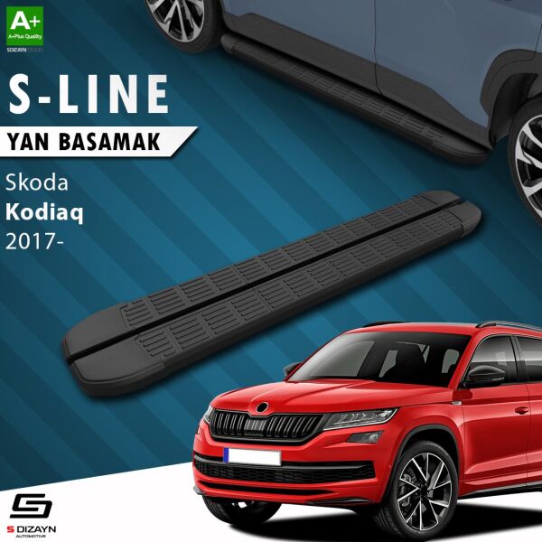 Skoda Kodiaq S-Line Siyah Yan Basamak 193 Cm 2017 Üzeri A+ Kalite