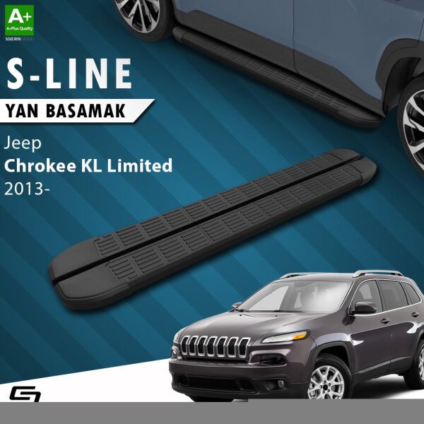 Jeep Cherokee KL S-Line Siyah Yan Basamak 173 Cm 2013-2023 A+ Kalite
