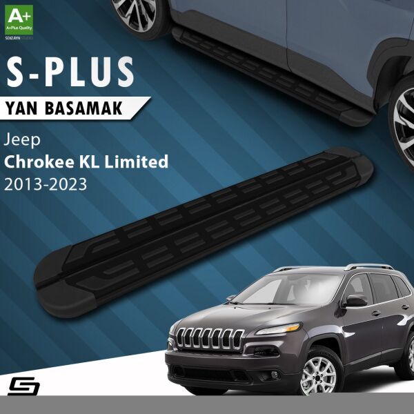 Jeep Cherokee KL S-Plus Siyah Yan Basamak 173 Cm 2013-2023 A+ Kalite