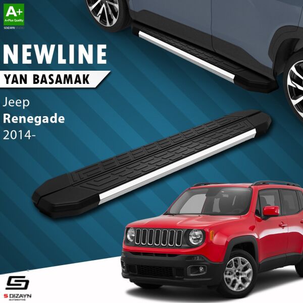 Jeep Renegade NewLine Krom Yan Basamak 173 Cm 2014 Üzeri A+ Kalite