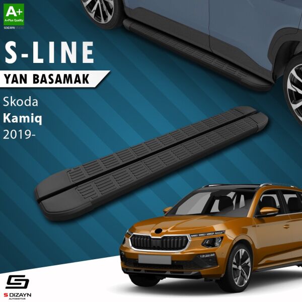 Skoda Kamiq S-Line Siyah Yan Basamak 183 Cm 2019 Üzeri A+ Kalite