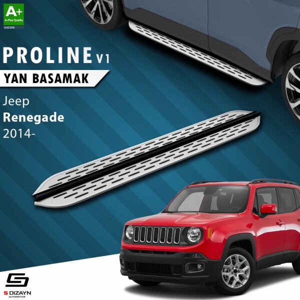 Jeep Renegade OEM Still Pro V1 Aluminyum Yan Basamak 173 Cm 2014 Üzeri A+ Kalite
