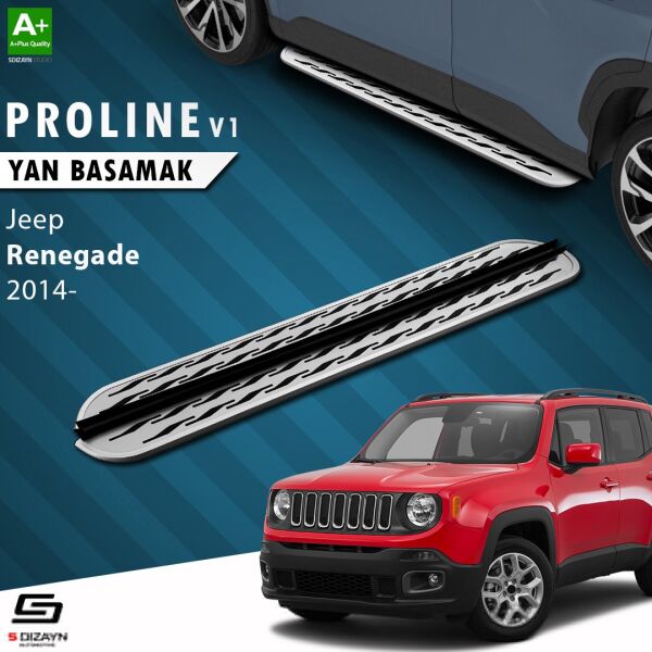Jeep Renegade OEM Still Pro V2 Aluminyum Yan Basamak 173 Cm 2014 Üzeri A+ Kalite