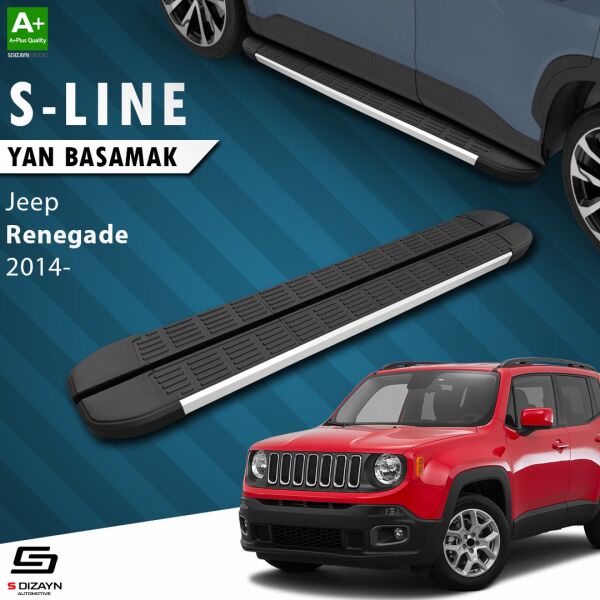 Jeep Renegade S-Line Aluminyum Yan Basamak 173 Cm 2014 Üzeri A+ Kalite