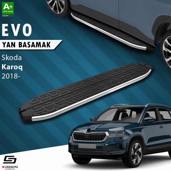 Skoda Karoq Evo Krom Yan Basamak 173 Cm 2018 Üzeri A+ Kalite
