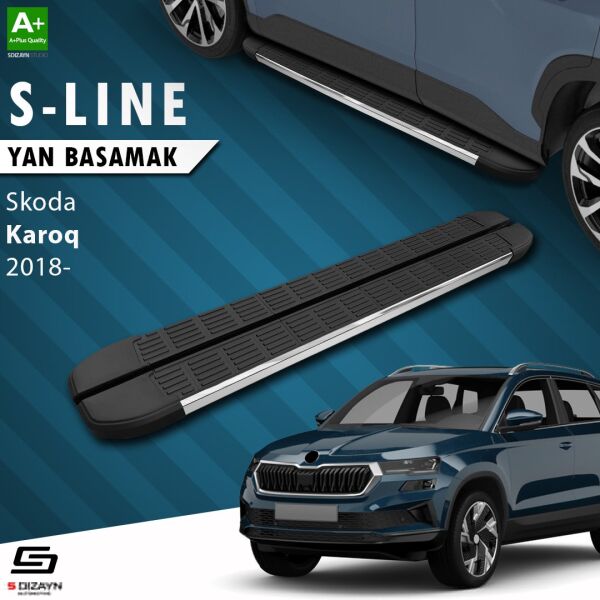 Skoda Karoq S-Line Krom Yan Basamak 173 Cm 2018 Üzeri A+ Kalite
