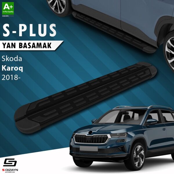 Skoda Karoq S-Plus Siyah Yan Basamak 173 Cm 2018 Üzeri A+ Kalite