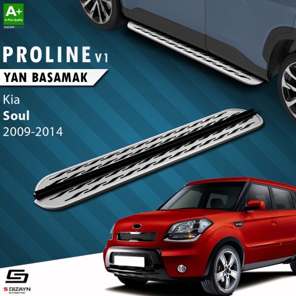 Kia Soul OEM Still Pro V2 Aluminyum Yan Basamak 173 Cm 2009-2014 A+ Kalite