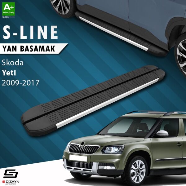 Skoda Yeti S-Line Aluminyum Yan Basamak 173 Cm 2009-2017 A+ Kalite