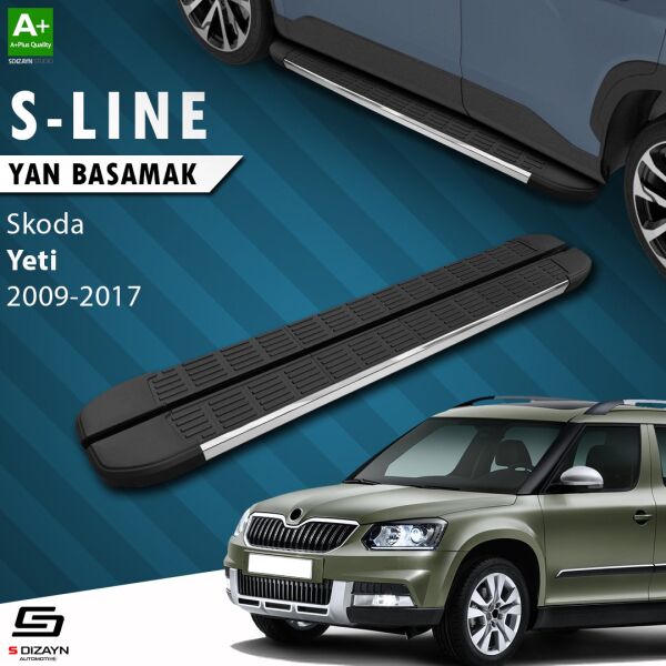 Skoda Yeti S-Line Krom Yan Basamak 173 Cm 2009-2017 A+ Kalite