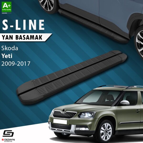Skoda Yeti S-Line Siyah Yan Basamak 173 Cm 2009-2017 A+ Kalite