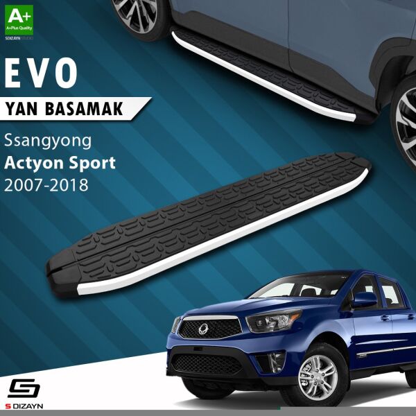 Ssangyong Actyon Sports Evo Aluminyum Yan Basamak 203 Cm 2007-2018 A+ Kalite