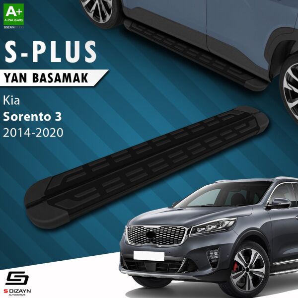 Kia Sorento 3 S-Plus Siyah Yan Basamak 183 Cm 2014-2020 A+ Kalite