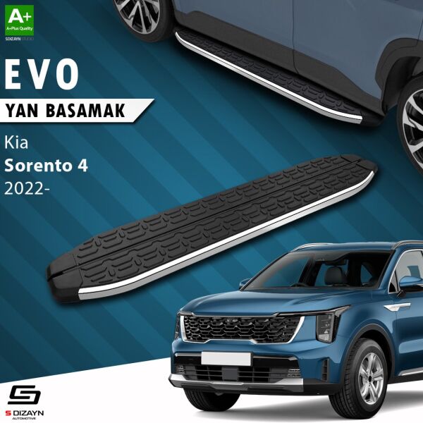 Kia Sorento 4 Evo Krom Yan Basamak 183 Cm 2022 Üzeri A+ Kalite