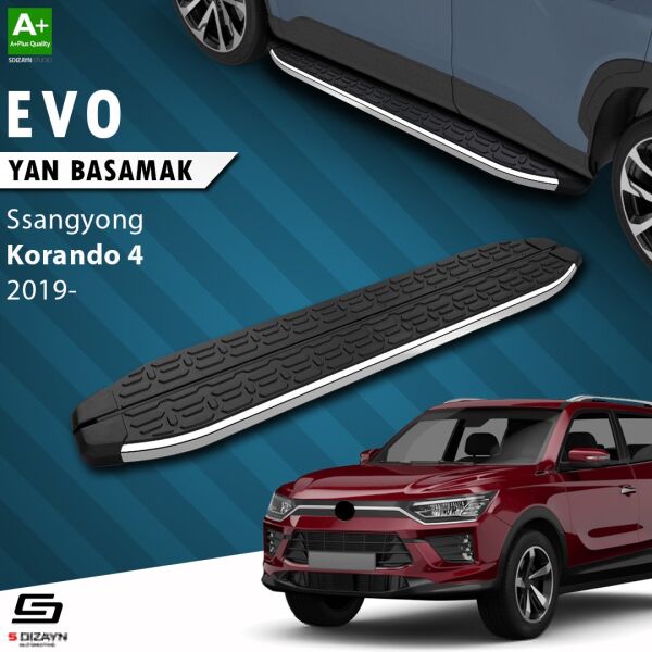 Ssangyong Korando Evo Krom Yan Basamak 183 Cm 2019 Üzeri A+ Kalite