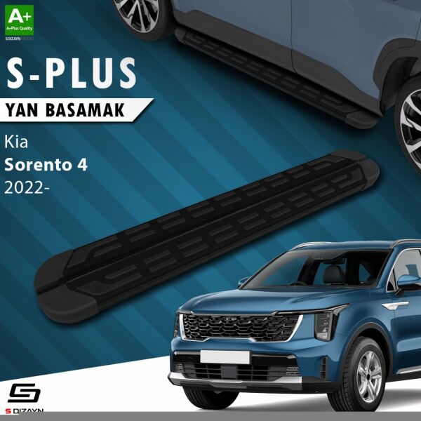 Kia Sorento 4 S-Plus Siyah Yan Basamak 183 Cm 2022 Üzeri A+ Kalite
