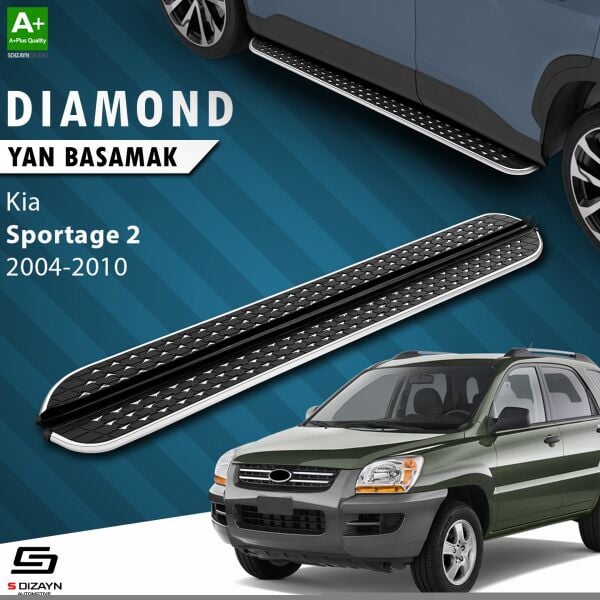 Kia Sportage 2 Diamond Krom Yan Basamak 173 Cm 2004-2010 A+ Kalite