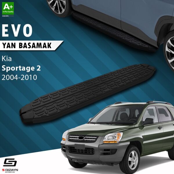 Kia Sportage 2 Evo Siyah Yan Basamak 173 Cm 2004-2010 A+ Kalite