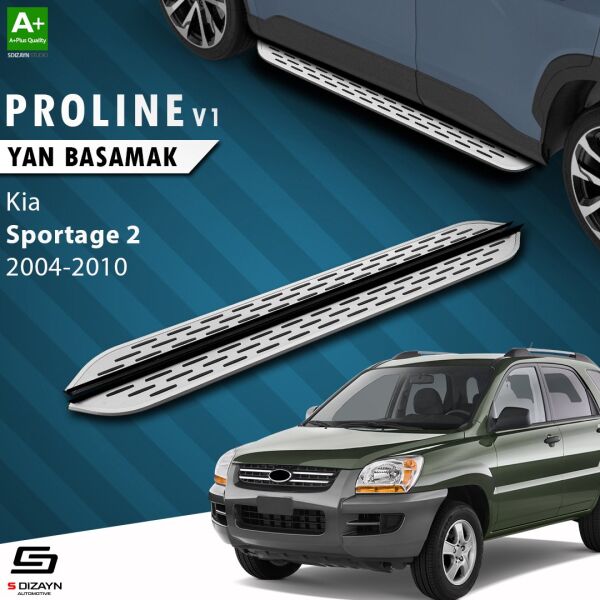 Kia Sportage 2 OEM Still Pro V1 Aluminyum Yan Basamak 173 Cm 2004-2010 A+ Kalite