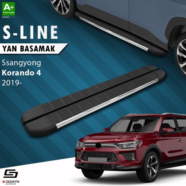 Ssangyong Korando S-Line Krom Yan Basamak 183 Cm 2019 Üzeri A+ Kalite