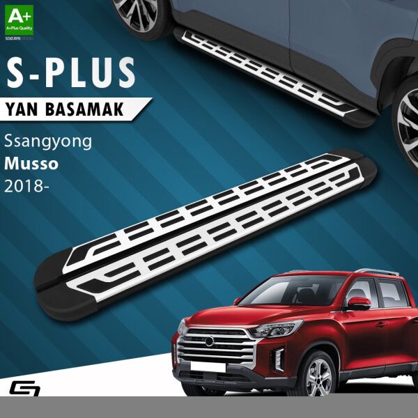 Ssangyong Musso S-Plus Gri Yan Basamak 203 Cm 2018 Üzeri A+ Kalite