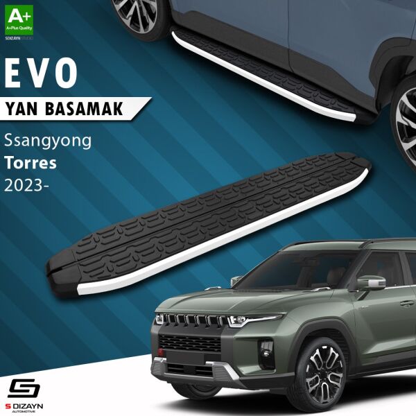 Ssangyong Torres Evo Aluminyum Yan Basamak 183 Cm 2023 Üzeri A+ Kalite