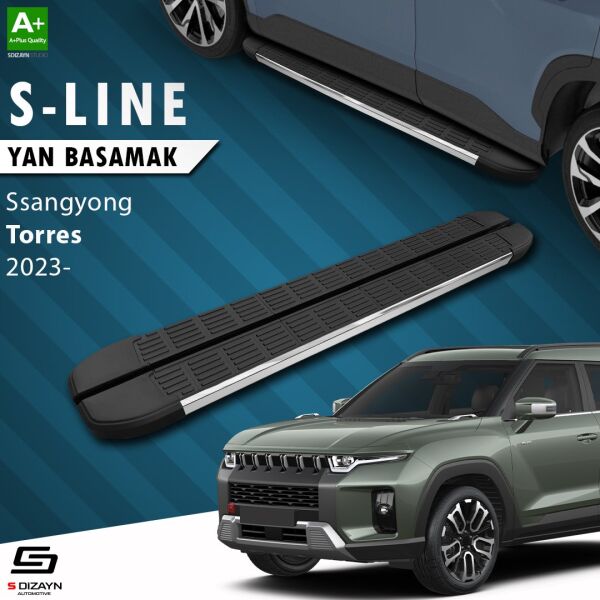 Ssangyong Torres S-Line Krom Yan Basamak 183 Cm 2023 Üzeri A+ Kalite