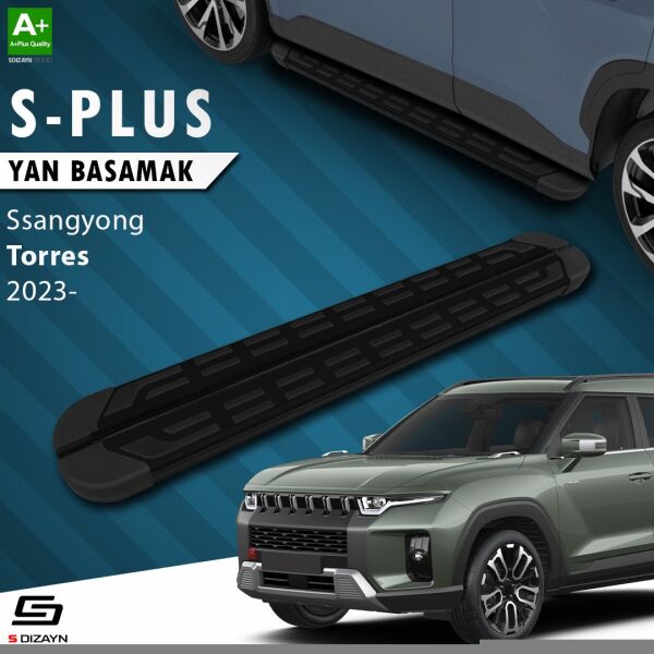 Ssangyong Torres S-Plus Siyah Yan Basamak 183 Cm 2023 Üzeri A+ Kalite