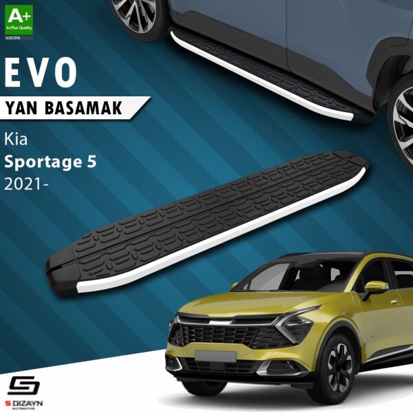 Kia Sportage 5 Evo Aluminyum Yan Basamak 173 Cm 2021 Üzeri A+ Kalite