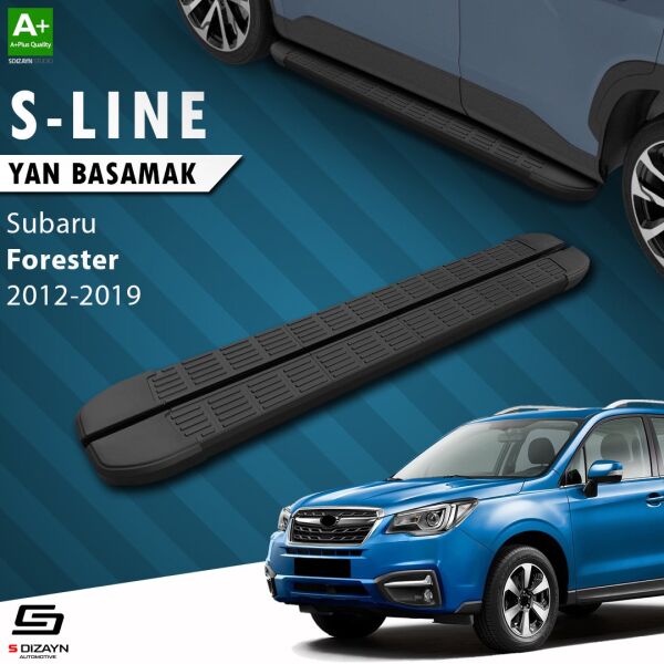 Subaru Forester 4 S-Line Siyah Yan Basamak 183 Cm 2012-2019 A+ Kalite