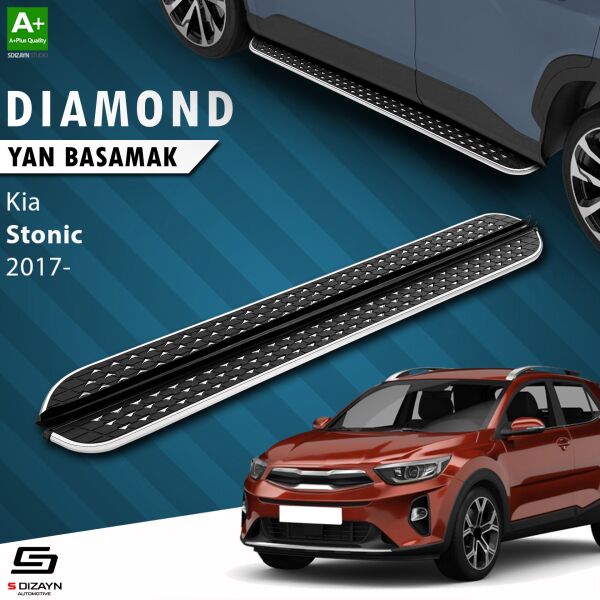 Kia Stonic Diamond Krom Yan Basamak 173 Cm 2017 Üzeri A+ Kalite