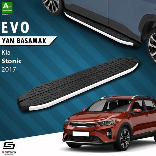 Kia Stonic Evo Aluminyum Yan Basamak 173 Cm 2017 Üzeri A+ Kalite