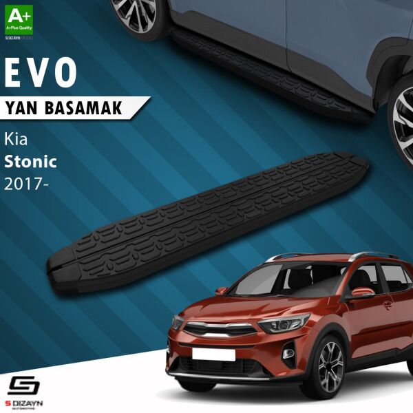Kia Stonic Evo Siyah Yan Basamak 173 Cm 2017 Üzeri A+ Kalite
