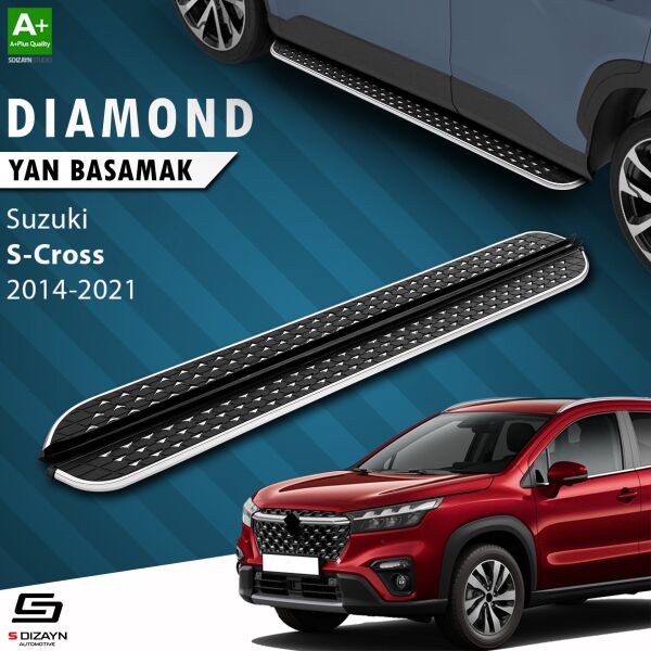 Suzuki SX4 2 S-Cross Diamond Krom Yan Basamak 173 Cm 2014-2021 A+ Kalite